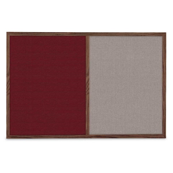 Slim Style Indoor Enclosed Corkboard, 30